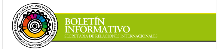 Boletín Agosto Programas de RRII