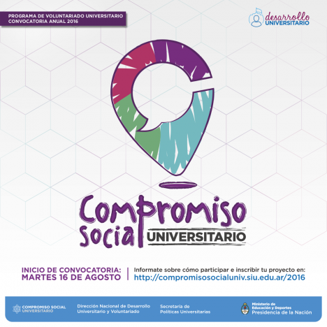 Convocatoria Compromiso Social Universitario