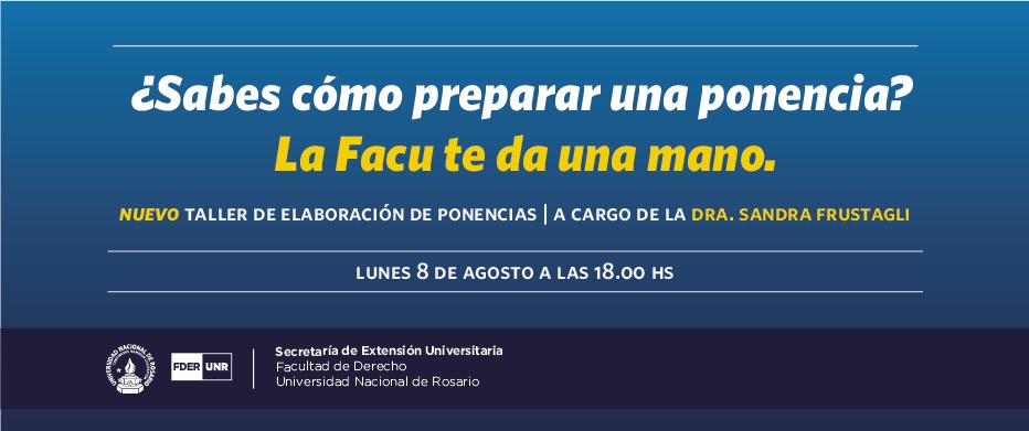 8/8 Taller de elaboración de Ponencias