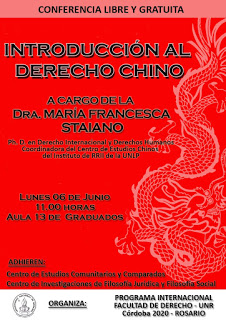 6/6 Conferencia “Introducción al Derecho Chino”