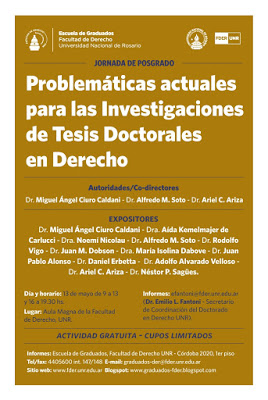 13/5 Jornada sobre Tesis Doctorales en Derecho