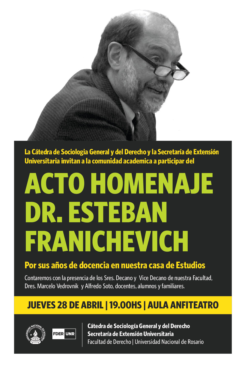 28/4 Homenaje al Prof. Franichevich