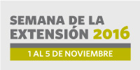 2 al 5/11 Semana Extensión Universitaria