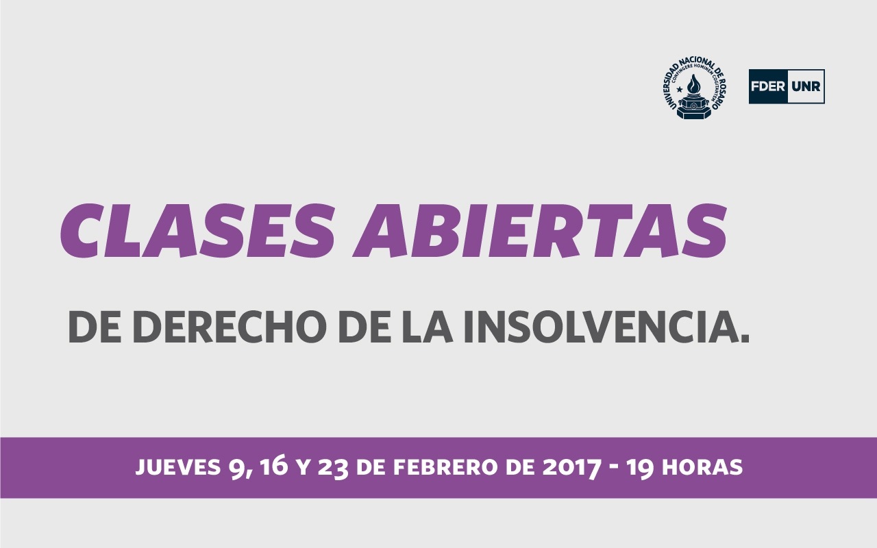 Clases Abiertas de Der. de la Insolvencia