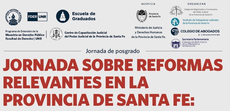 10/2 Jornada sobre reformas en Santa Fe
