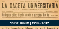 99º Aniversario de la Reforma Universitaria