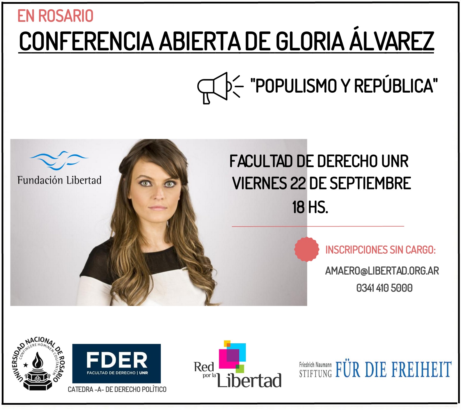 Conferencia abierta de Gloria Álvarez