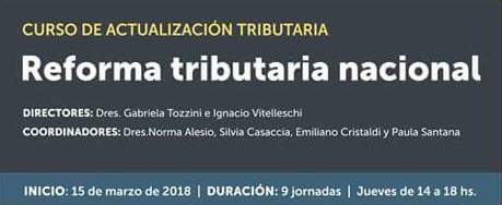 Curso Actualizacion Tributaria – Inicio 15/03