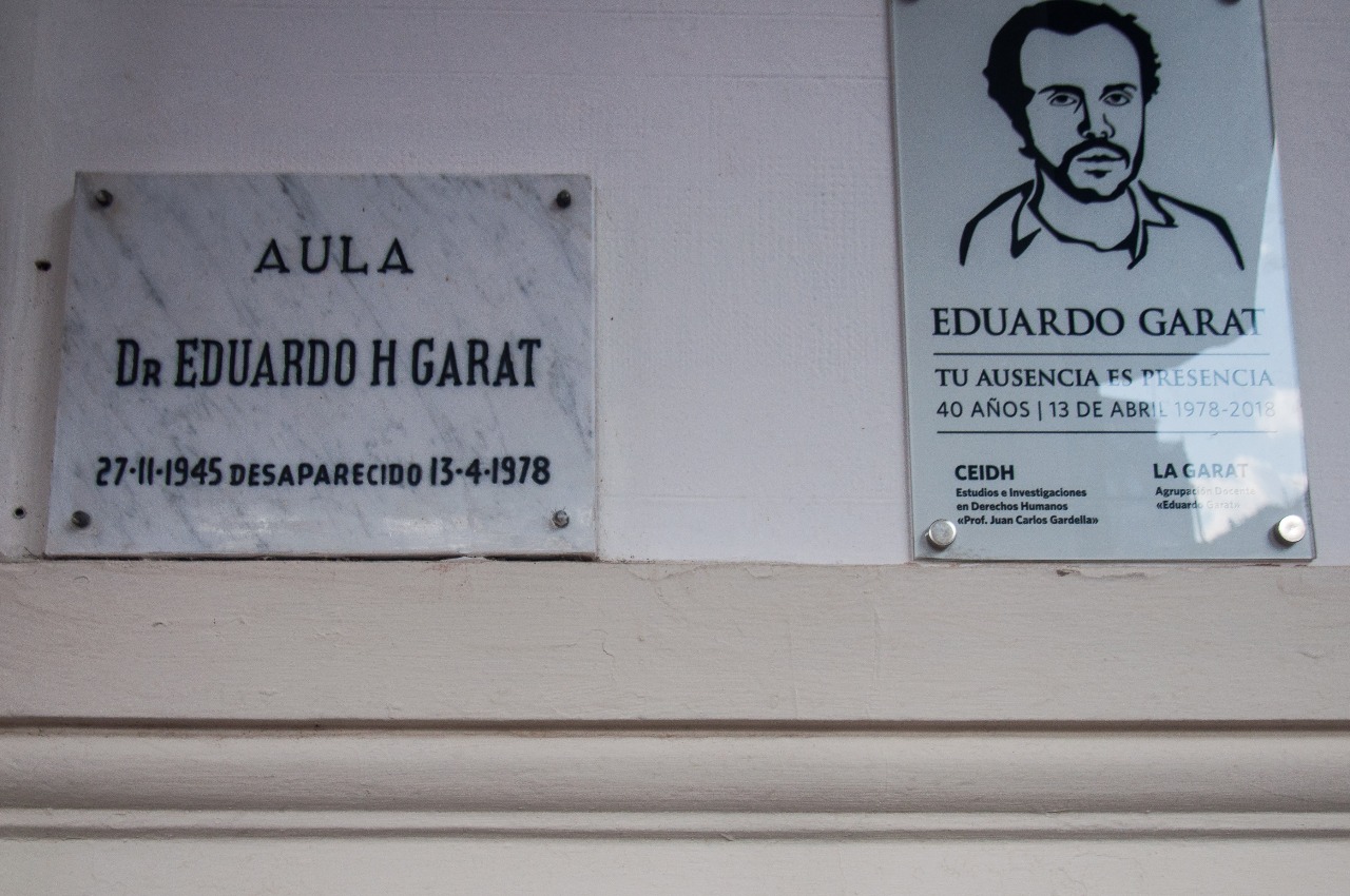 Homenaje al Dr. Eduardo Garat