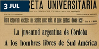 Claves por los Cien Años de la Ref. Universitaria
