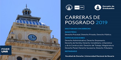 Inscripción Carreras de Posgrado 2019