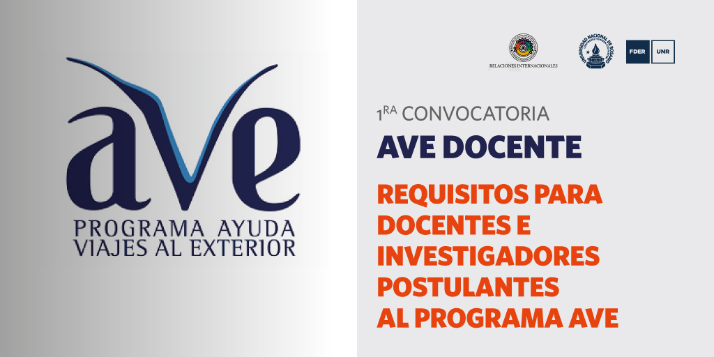 CONVOCATORIA AVE DOCENTE