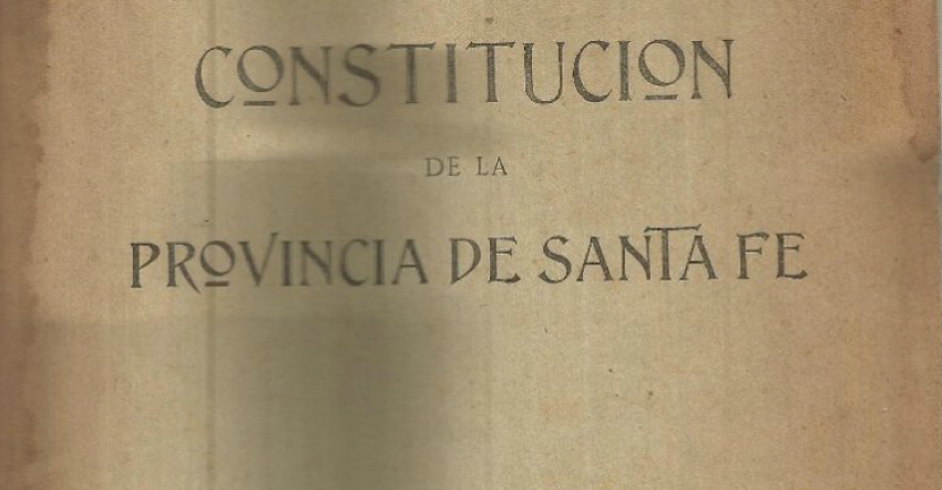 JORNADA HOMENAJE A 200 AÑOS DE LA CONSTITUCIÓN SANTAFESINA
