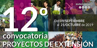 12º CONVOCATORIA PROYECTOS DE EXTENSIÓN
