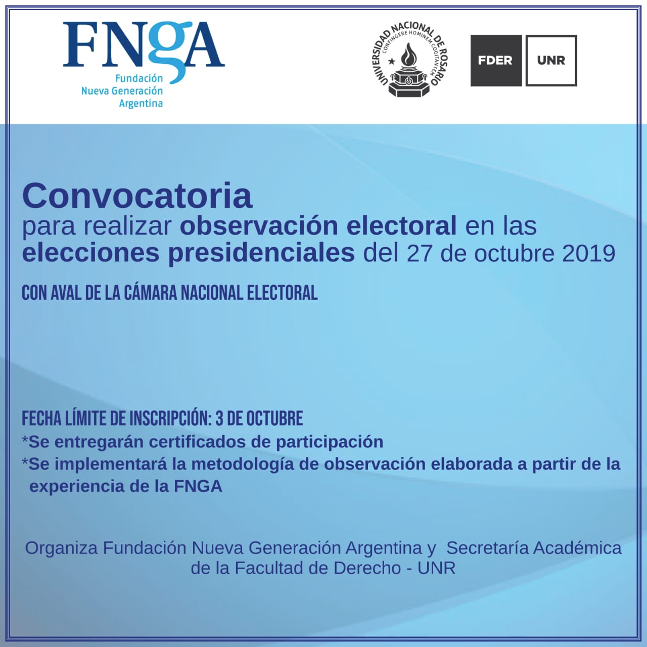 CONVOCATORIA PARA ACOMPAÑAMIENTO CÍVICO ELECTORAL