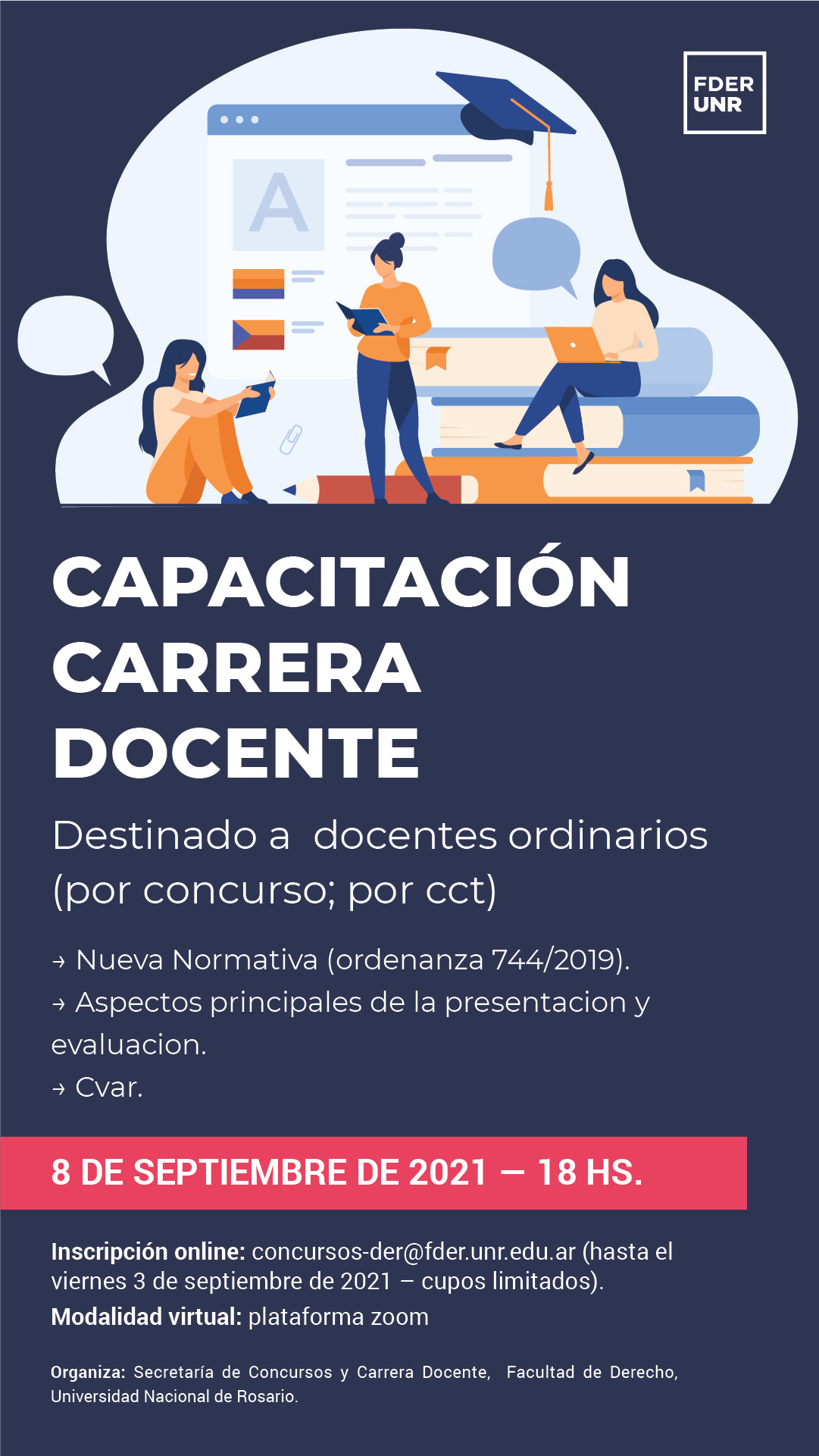CAPACITACIÓN CARRERA DOCENTE | Facultad de Derecho