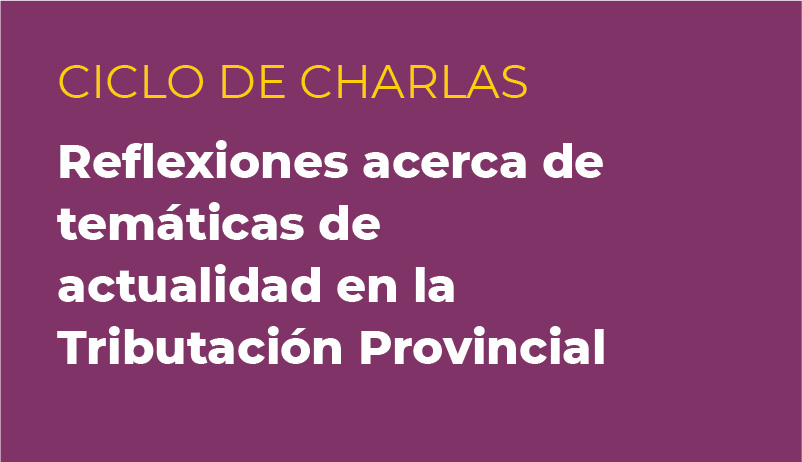 CICLO DE CHARLAS