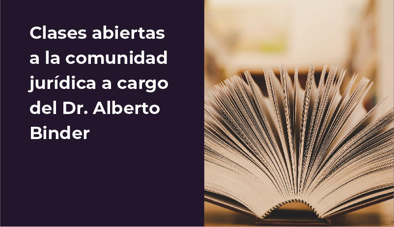 CLASES ABIERTAS A LA COMUNIDAD JURÍDICA