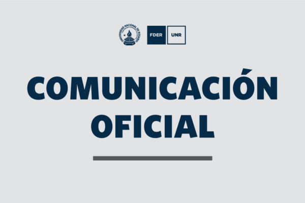 COMUNICACIÓN OFICIAL
