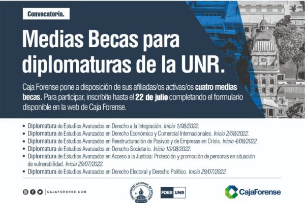 MEDIAS BECAS PARA DIPLOMATURAS DE LA UNR