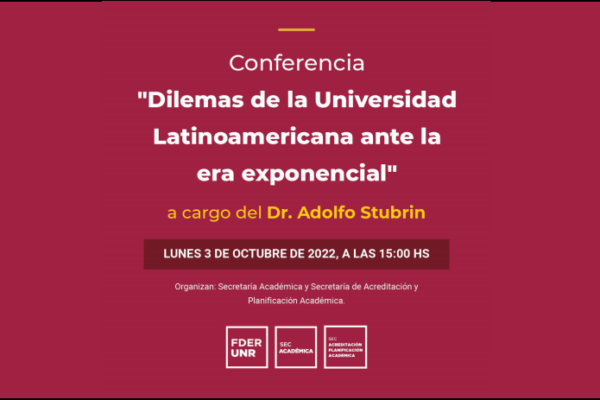 Conferencia “Dilemas de la Universidad Latinoamericana ante la era exponencial”
