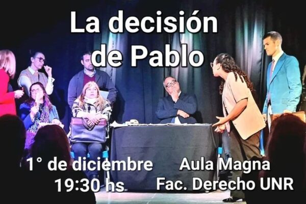 TEATRO EN LA FDER – «LA DECISIÓN DE PABLO»