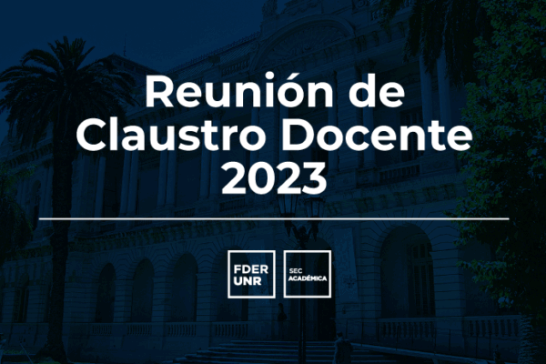REUNIÓN DE CLAUSTRO DOCENTE 2023