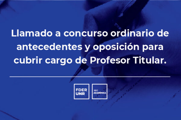 LLAMADO A CONCURSO