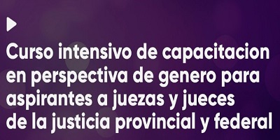 CURSO INTENSIVO CAPACITACIÓN GÉNERO