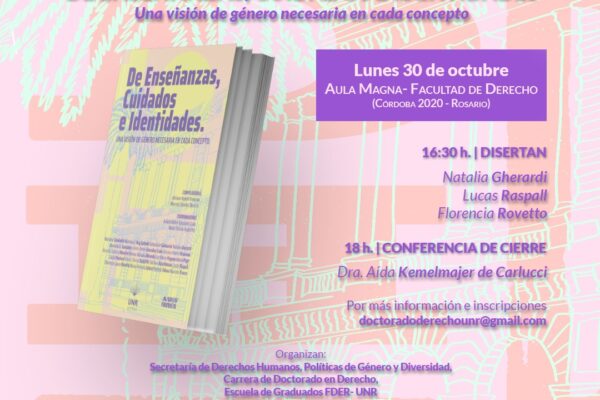 PRESENTACIÓN DEL LIBRO «DE ENSEÑANZAS, CUIDADOS E IDENTIDADES…»