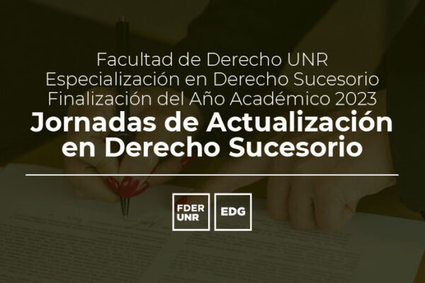 JORNADAS DE ACTUALIZACIÓN EN DERECHO SUCESORIO