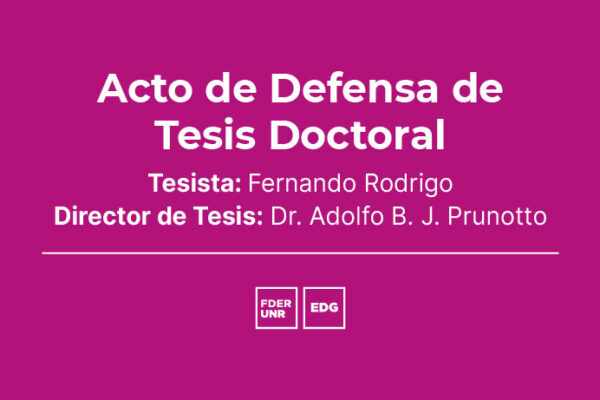 DEFENSA DE TESIS DOCTORAL