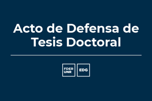 DEFENSA DE TESIS DOCTORAL