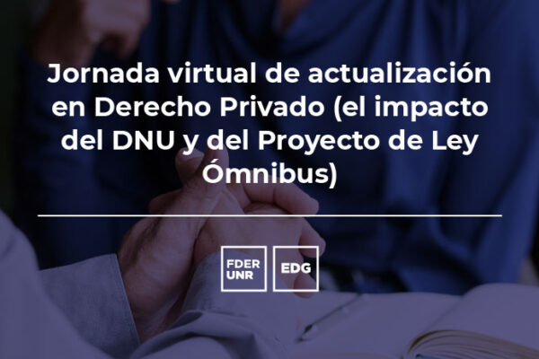 JORNADA VIRTUAL DE ACTUALIZACIÓN EN DERECHO PRIVADO