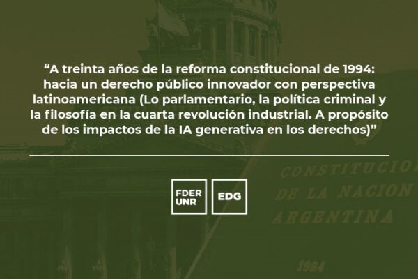 CURSO DE POSGRADO ACREDITABLE A LAS CARRERAS DE DOCTORADO Y MAESTRÍA EN DERECHO PÚBLICO