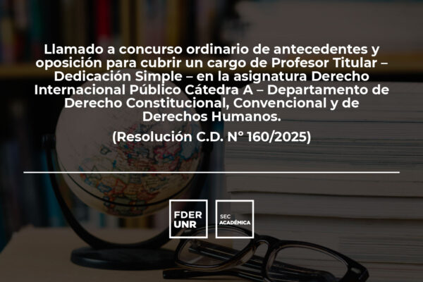 LLAMADO A CONCURSO