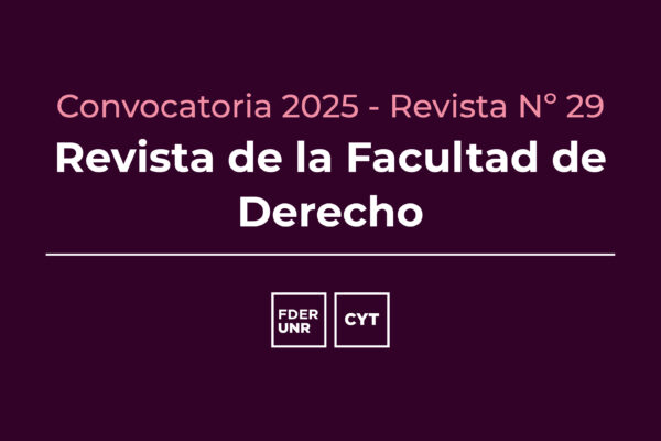 CONVOCATORIA 2025 – REVISTA Nº 29