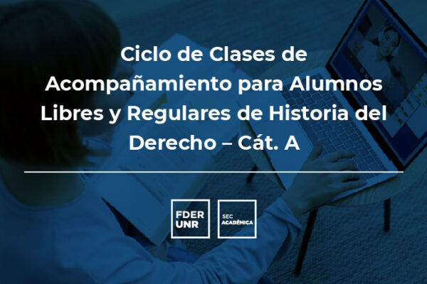 CICLO DE CLASES – HISTORIA DEL DERECHO CÁT. A