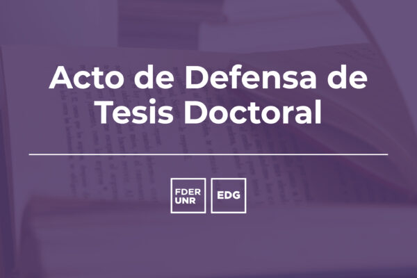 ACTO DE DEFENSA DE TESIS DOCTORAL