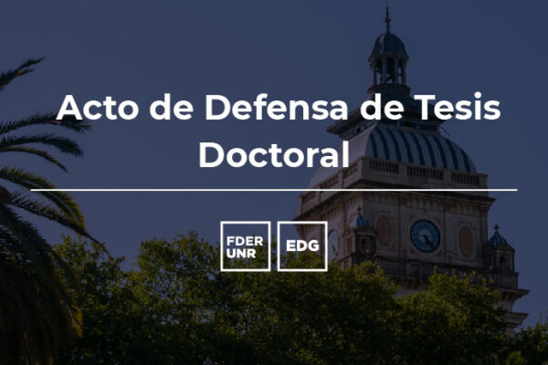 ACTO DE DEFENSA DE TESIS DOCTORAL