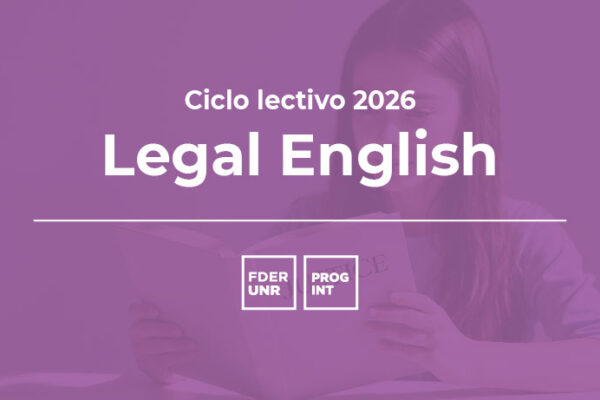 CURSO DE LEGAL ENGLISH ABIERTO A LA COMUNIDAD