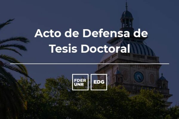 ACTO DE DEFENSA DE TESIS DOCTORAL