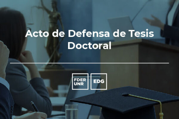 DEFENSA DE TESIS DOCTORAL
